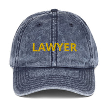 Load image into Gallery viewer, LAWYER Vintage Cotton Twill Cap