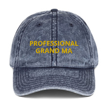 Load image into Gallery viewer, PROFESSIONAL GRAND MA Vintage Cotton Twill Cap