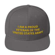Load image into Gallery viewer, Custom Embroidered Military United States Army Veteran Trucker Hat