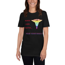 Load image into Gallery viewer, Nurse Lives Matter Short-Sleeve Unisex T-Shirt