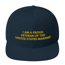Load image into Gallery viewer, Custom Embroidered Military United States Marines Veteran Trucker Hat
