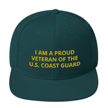Load image into Gallery viewer, Custom Embroidered Military United States Coast Guard Veteran Trucker Hat