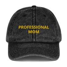 Load image into Gallery viewer, PROFESSIONAL MOM Vintage Cotton Twill Cap
