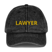 Load image into Gallery viewer, LAWYER Vintage Cotton Twill Cap