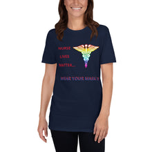 Load image into Gallery viewer, Nurse Lives Matter Short-Sleeve Unisex T-Shirt