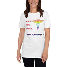 Load image into Gallery viewer, Nurse Lives Matter Short-Sleeve Unisex T-Shirt