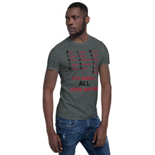 Load image into Gallery viewer, Black Lives Matter All Lives Matter Short-Sleeve Unisex T-Shirt