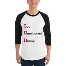 Load image into Gallery viewer, 3/4 sleeve raglan shirt