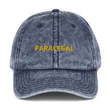 Load image into Gallery viewer, PARALEGAL Vintage Cotton Twill Cap
