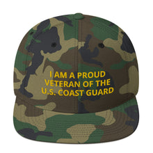 Load image into Gallery viewer, Custom Embroidered Military United States Coast Guard Veteran Trucker Hat