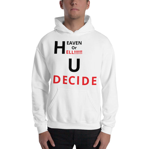 Faith Based Christian Long Sleeve Pullover Unisex For Him or Her Hooded Sweatshirt