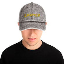 Load image into Gallery viewer, LAWYER Vintage Cotton Twill Cap