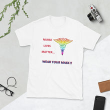 Load image into Gallery viewer, Nurse Lives Matter Short-Sleeve Unisex T-Shirt