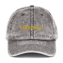 Load image into Gallery viewer, PARALEGAL Vintage Cotton Twill Cap