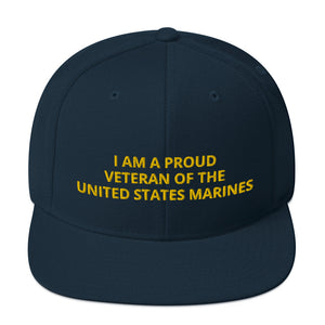 Custom Embroidered Military United States Marines Veteran Trucker Hat