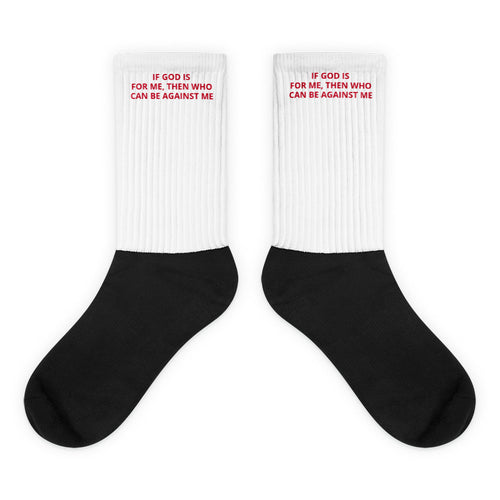 IF GOD IS FOR ME SOCKS