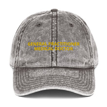 Load image into Gallery viewer, GENERAL PRACTITIONER MEDICAL DOCTOR Vintage Cotton Twill Cap