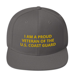 Custom Embroidered Military United States Coast Guard Veteran Trucker Hat