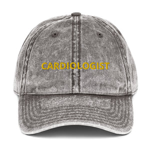 CARDIOLOGIST Vintage Cotton Twill Cap