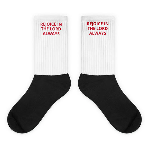 REJOICE IN THE LORD SOCKS