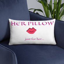 Load image into Gallery viewer, Decorative Just For Her  Pillow Wedding Gifts Personalized Gifts For Her Single Women Living Room Decor Bedromm Decor Couch Pillows Gifts For Bride Throw Pillows Toss Pillows