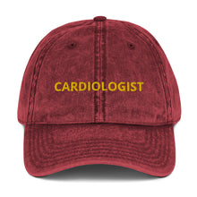Load image into Gallery viewer, CARDIOLOGIST Vintage Cotton Twill Cap