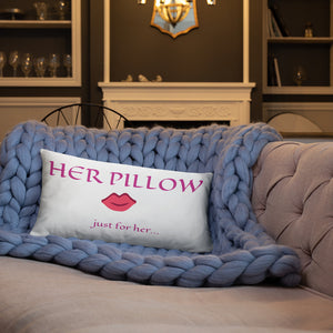 Decorative Just For Her  Pillow Wedding Gifts Personalized Gifts For Her Single Women Living Room Decor Bedromm Decor Couch Pillows Gifts For Bride Throw Pillows Toss Pillows