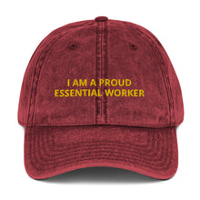 Load image into Gallery viewer, Essential Worker Vintage Cotton Twill Cap