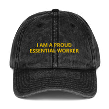 Load image into Gallery viewer, Essential Worker Vintage Cotton Twill Cap