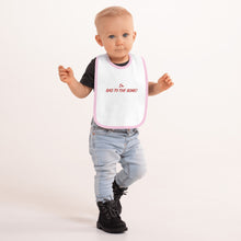 Load image into Gallery viewer, Bad To The Bone Embroidered Baby Bib