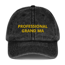 Load image into Gallery viewer, PROFESSIONAL GRAND MA Vintage Cotton Twill Cap